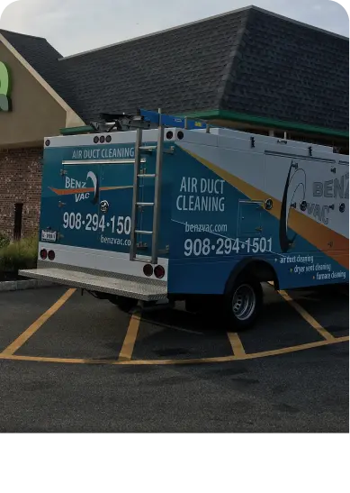 Service car  Benzvac  air duct cleaning